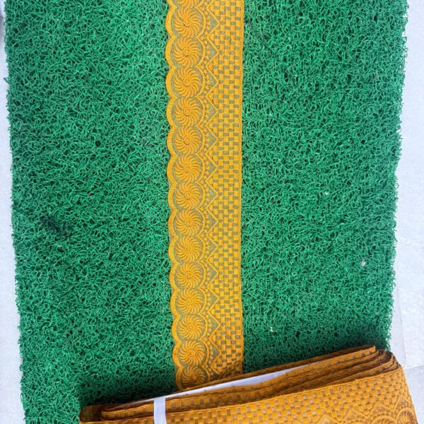 Premium Organza Check Flower Designer Lace – 20 Meter